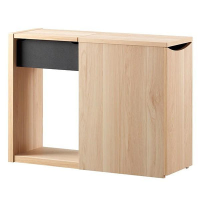 コミックラック ソファサイド スライドワゴン 小物収納付 約幅24cm