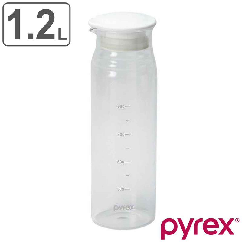 ポット ピッチャー 冷水筒 1.2L Pyrex パイレックス クールポット 耐熱 