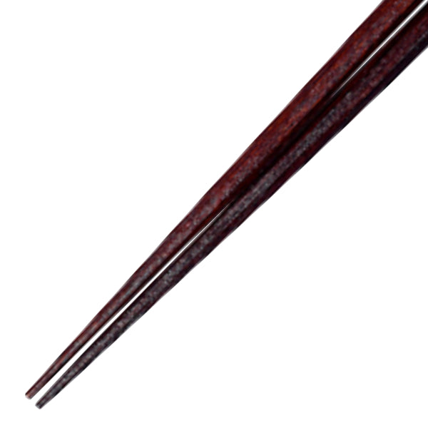箸 20.5cm プレミアムアイ トラディショナルライン 八角翠玉 木製 天然木 漆 日本製