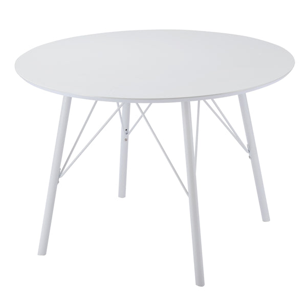 ダイニングテーブル幅105cm丸円型Frescoフレスコダイニングテーブル鏡面机