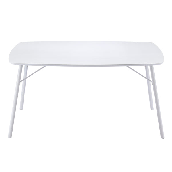 ダイニングテーブル幅140cm長方形Frescoフレスコダイニングテーブル鏡面机