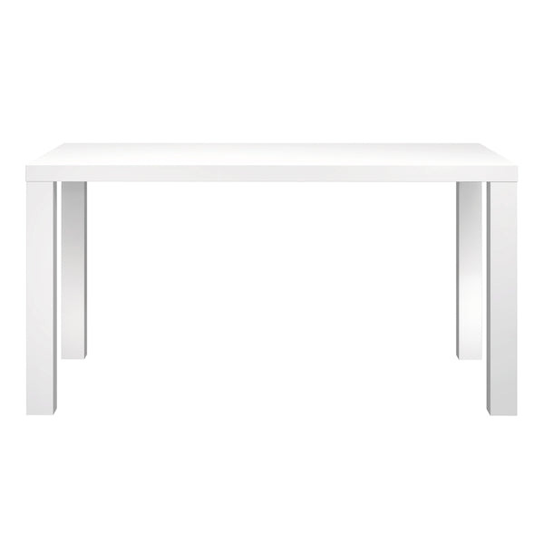 ダイニングテーブル 幅140cm 長方形 SNOW スノー ダイニング テーブル 鏡面 机