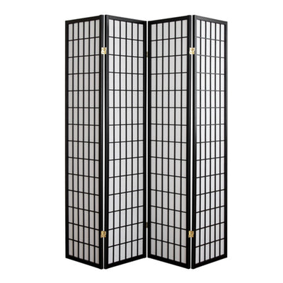 障子 4連 高さ178.5cm パーテーション スクリーン 衝立 間仕切り 収納 折りたたみ