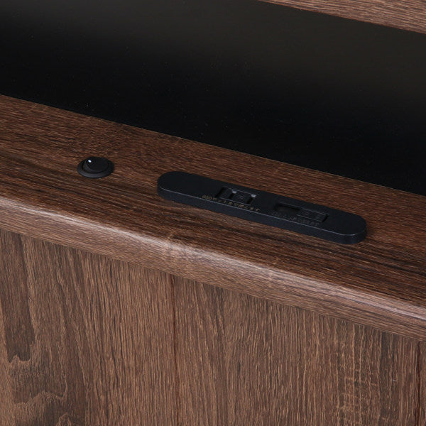 ベッド セミダブル 木製 ベッドフレーム コンセント ライト付き 引き出し 収納 すのこ -17