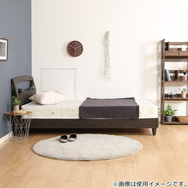 ベッド セミダブル 木製 ベッドフレーム コンセント ローベッド すのこ セミダブルベッド -11