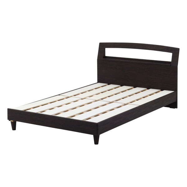 ベッド セミダブル 木製 ベッドフレーム コンセント ローベッド すのこ セミダブルベッド -1