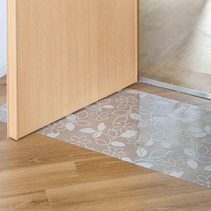 キッチンマット拭ける60×240cm柄物クリア