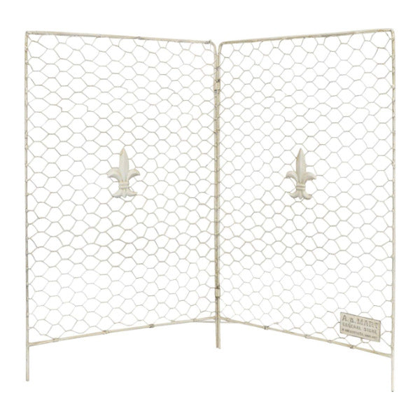 ガーデニング フェンス スチール アイアン 2つ折 ワイヤーフェンス ガーデンフェンス