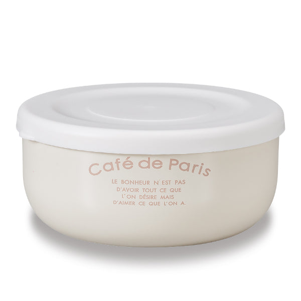 お弁当箱 1段 300ml 抗菌 丸小鉢 cafe de paris サイドケース