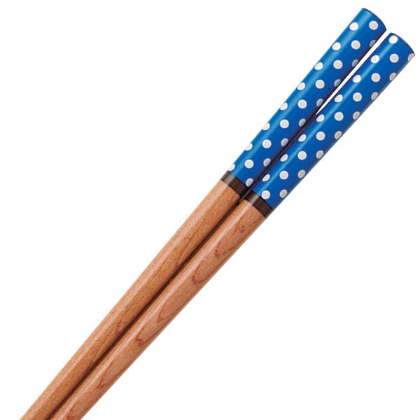 箸 18cm ドットジャム 子供用 すべり止め 木製 天然木 日本製
