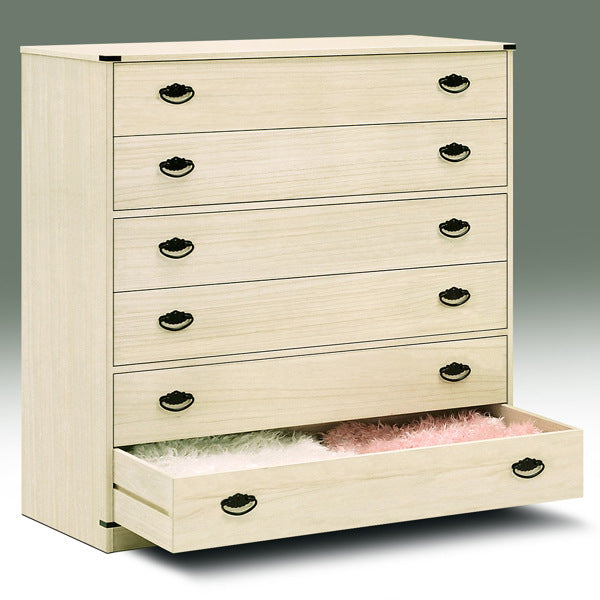 総桐着物タンス6段桐たんすロウ引き仕上日本製幅100cm