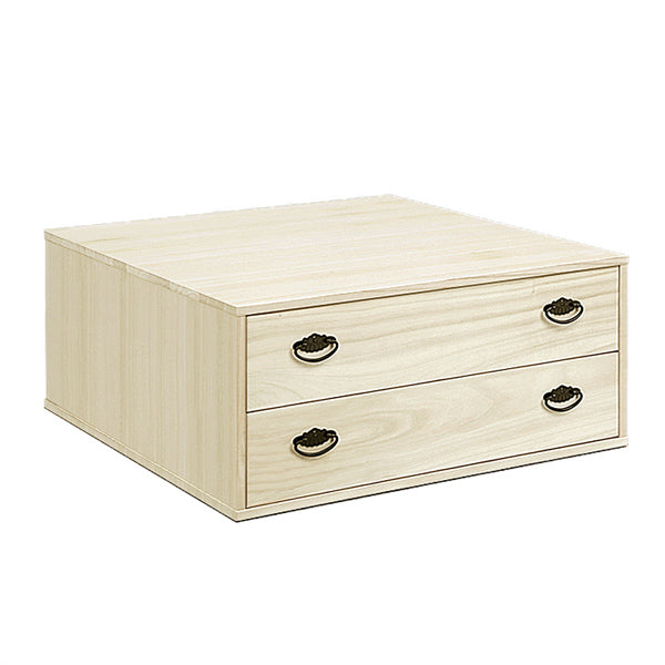 総桐 押入れ布団台 2杯 桐チェスト 深型 日本製 幅75cm -2