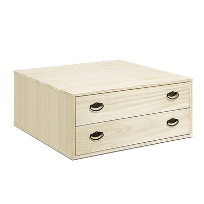 総桐 押入れ布団台 2杯 桐チェスト 深型 日本製 幅75cm