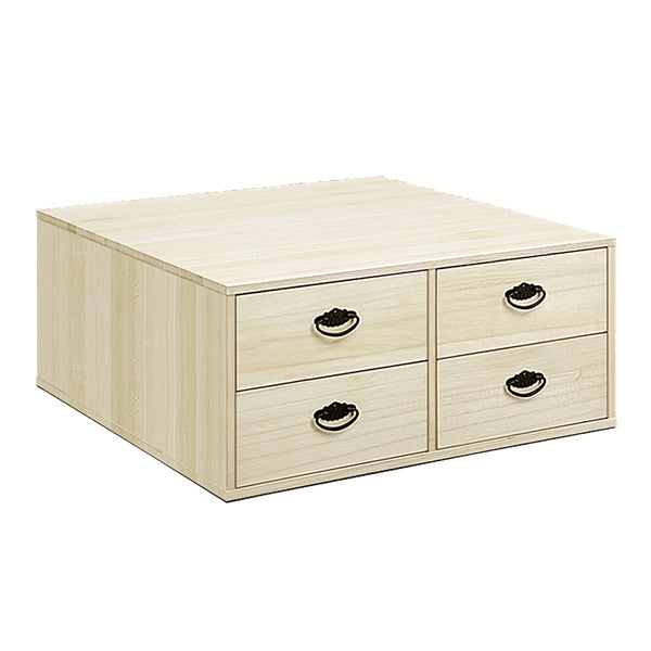 総桐 押入れ布団台 4杯 桐チェスト 深型 日本製 幅75cm -2