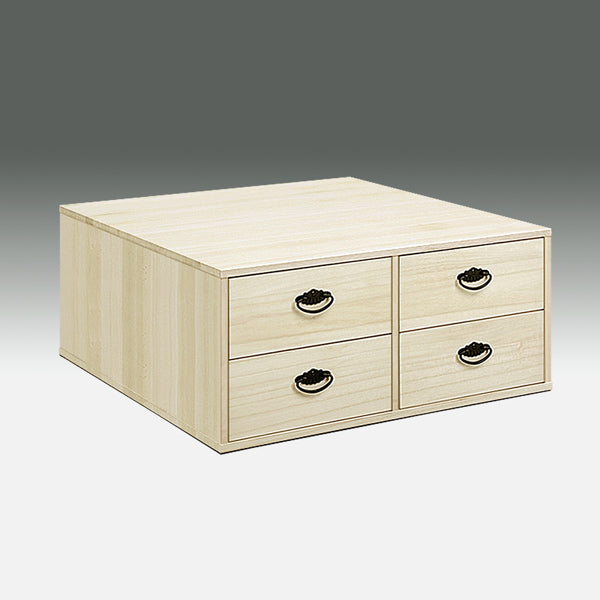 総桐 押入れ布団台 4杯 桐チェスト 深型 日本製 幅75cm -7