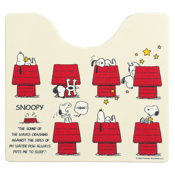 トイレマット 55×60cm スヌーピー ポーズ peanuts ピーナッツ トイレ マット