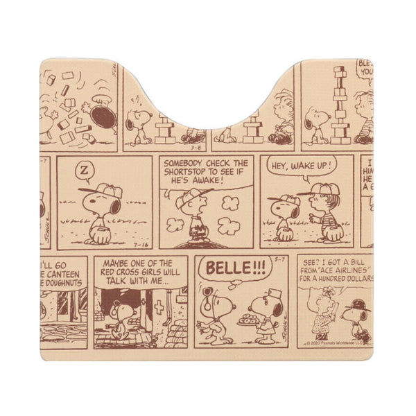 トイレマット 55×60cm スヌーピー フレーム peanuts ピーナッツ トイレ マット