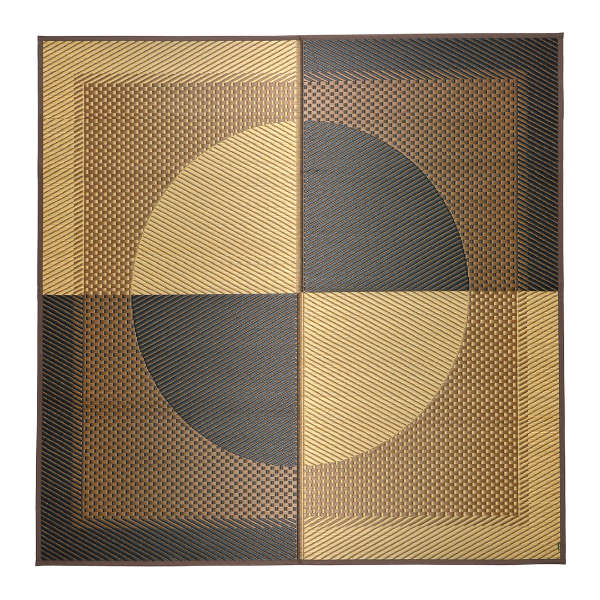 ラグ 191×191cm ラグマット 国産い草ラグ 月光