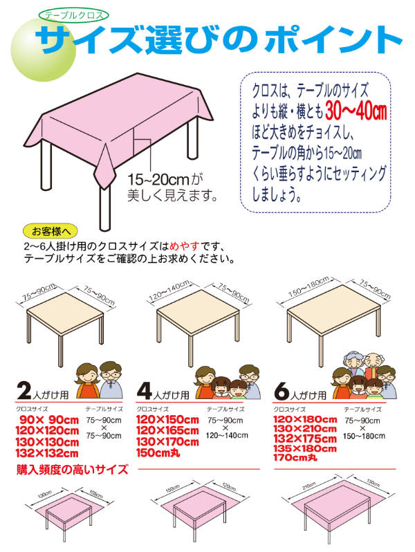 テーブルクロス 120×150cm スカンジナビア サーラ 撥水 樹脂 日本製