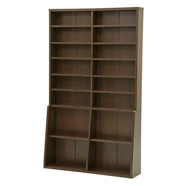 書棚 ブックシェルフ 8段 ハイタイプ 幅120cm