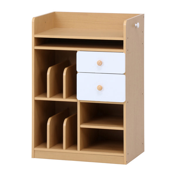 キッズラック 幅65.1cm 子供用 収納 ラック ハンガーラック マルチラック ランドセルラック キャスター