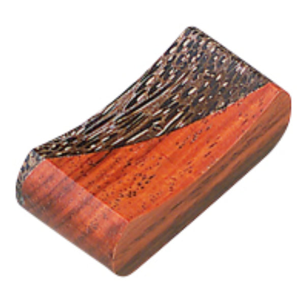 箸置き 4cm ひさご ツートン椰子 木製 天然木 箸置