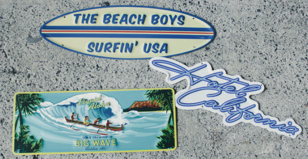 サインプレート SURFIN USA サーフボード 看板 ボード