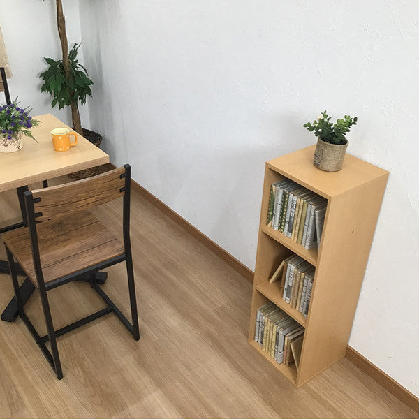 本棚 3段 組み合わせラック プレージ 高さ90cm 幅30cm – ハウジー