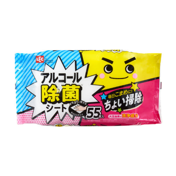 ウェットシート 激落ちくん ちょい掃除 アルコール除菌シート 55枚入り