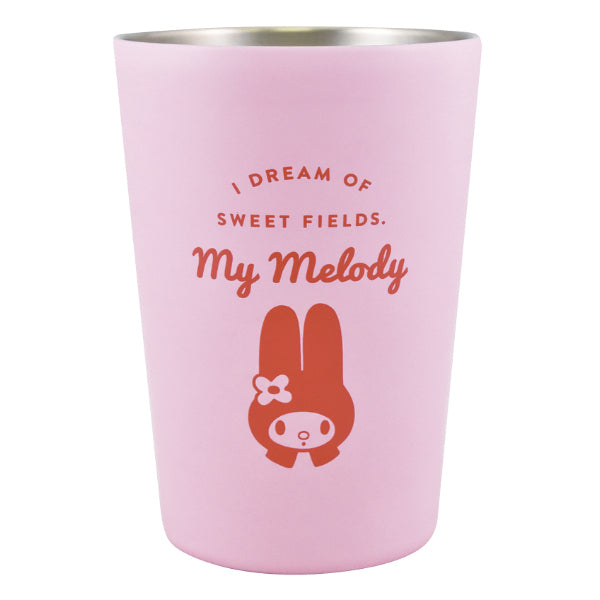 タンブラー 460ml MY MELODY マイメロディ コンビニカップホルダー コップ ステンレス キャラクター