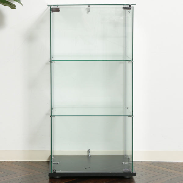 コレクションケース3段ガラスケースクリアタイプ幅42.5cm