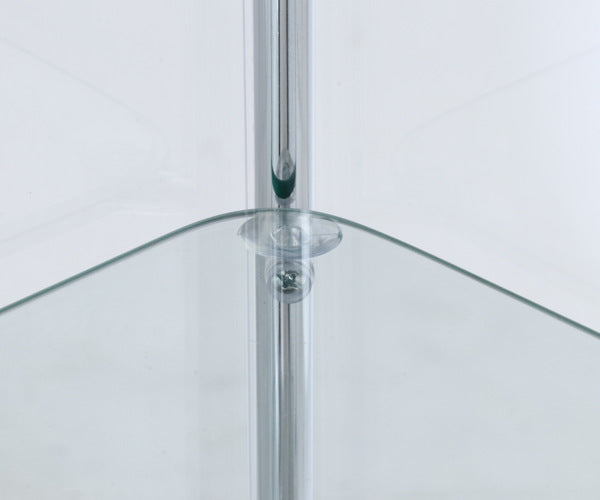 コレクションケース4段コーナー型ガラスケース幅62.5cm