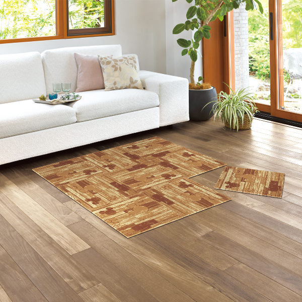 タイルマット 30×30cm ミッキーマウス ウッド 9枚入 -4