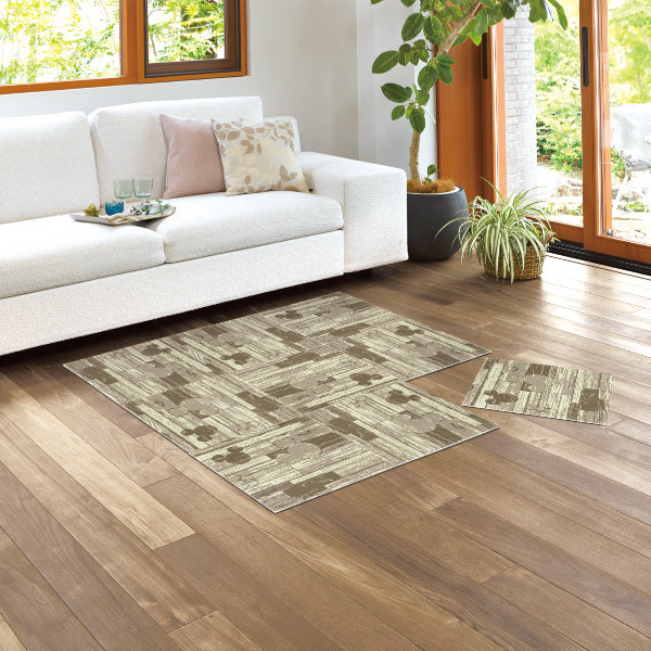 タイルマット 30×30cm ミッキーマウス ウッド 9枚入 -5