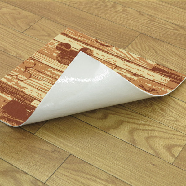 タイルマット 30×30cm ミッキーマウス ウッド 9枚入 -7