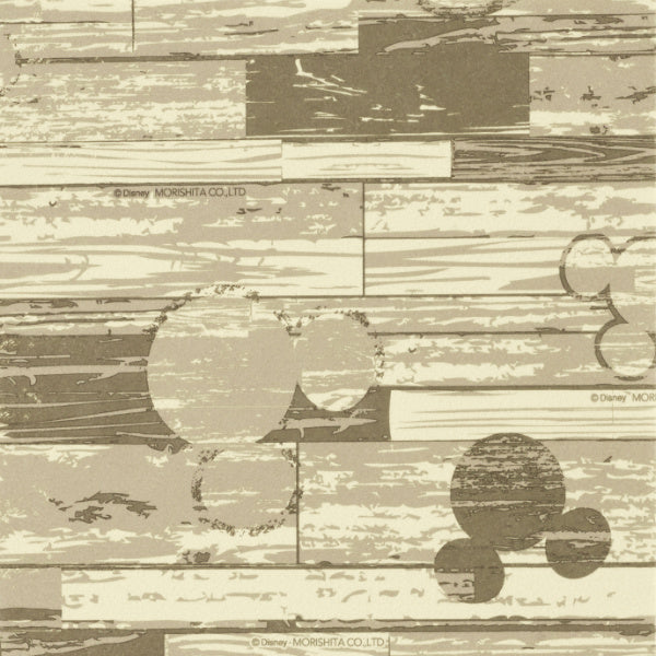 タイルマット 30×30cm ミッキーマウス ウッド 9枚入 -11