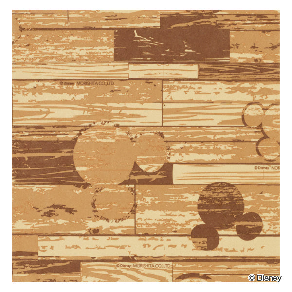 タイルマット 30×30cm ミッキーマウス ウッド 9枚入 -1