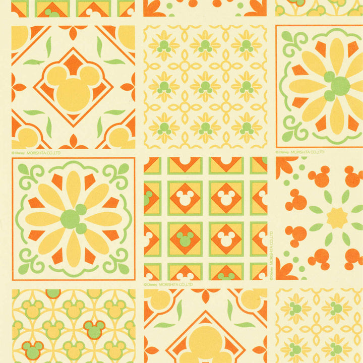 タイルマット45×45cmミッキーマウスタイル4枚入