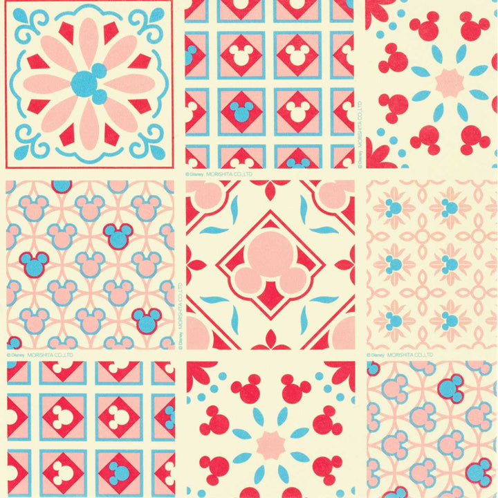 タイルマット45×45cmミッキーマウスタイル4枚入