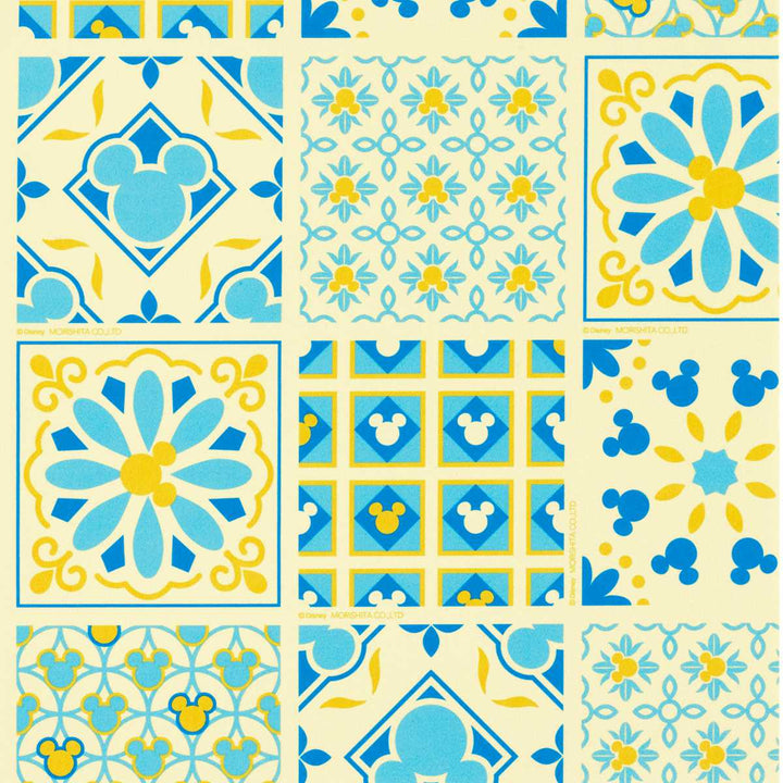 タイルマット45×45cmミッキーマウスタイル4枚入