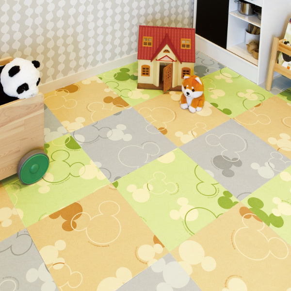 タイルマット45×45cmミッキーマウスモノ4枚入