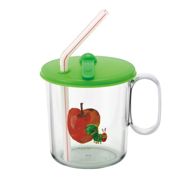 ストローコップ はらぺこあおむし フタ付き 250ml キャラクター