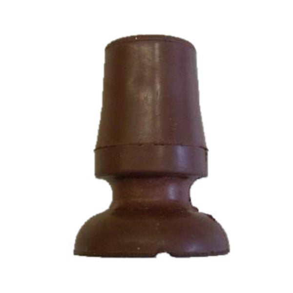 杖 ステッキ 先ゴム 16mm DX ブラウン 滑りにくい 安全