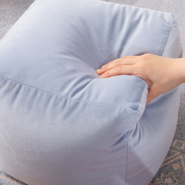 ビーズクッション コンパクト 小さめ カバー クッション ベロア ミニビーズクッション かわいい -12