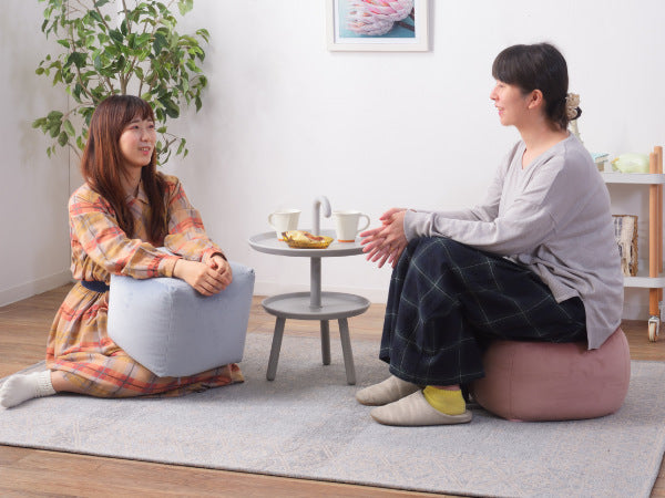 ビーズクッション コンパクト 小さめ カバー クッション ベロア ミニビーズクッション かわいい -6