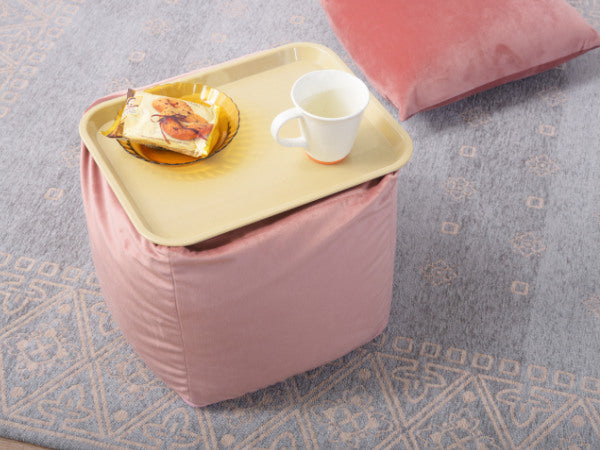 ビーズクッション コンパクト 小さめ カバー クッション ベロア ミニビーズクッション かわいい -8