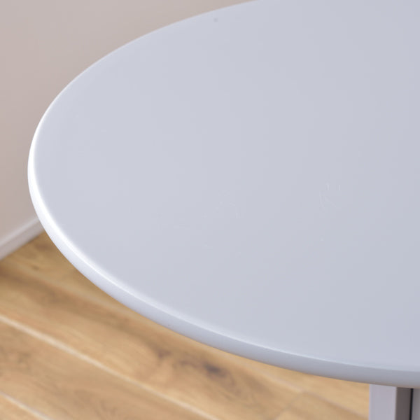 カフェテーブル 幅60cm スチール 円形 丸 テーブル コンパクト 机