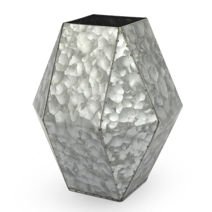 花瓶 プランター ジオマトリックメタルポット B -2