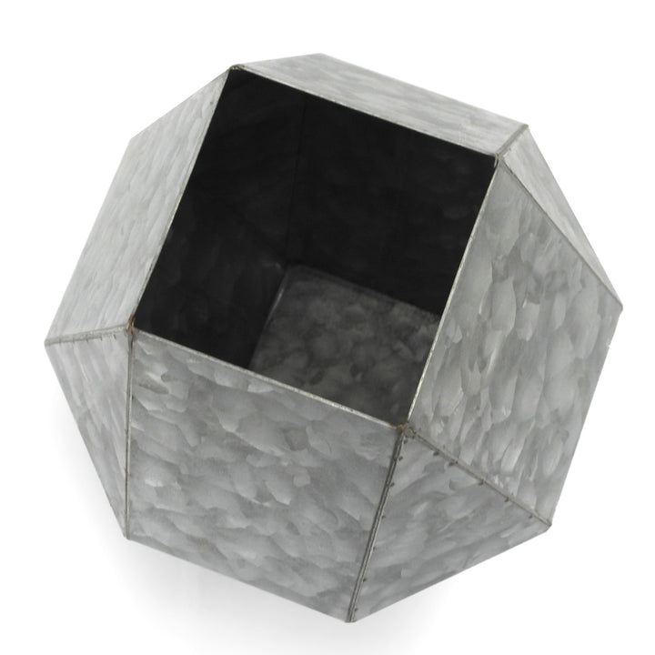 花瓶 プランター ジオマトリックメタルポット B -5