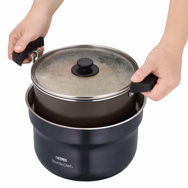 THERMOS Shuttle Chef 両手鍋 サーモス THERMOS シャトルシェフ 2.8L 保温調理鍋 IH対応 フッ素